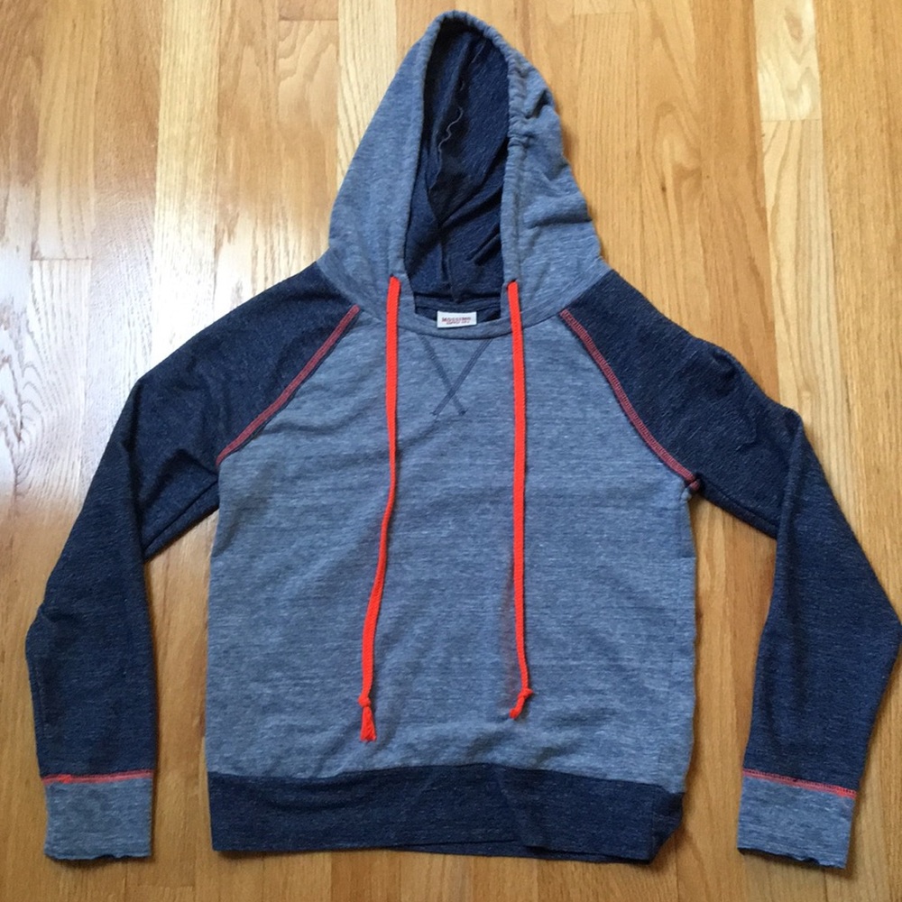 Grey and Orange Sweatshirt